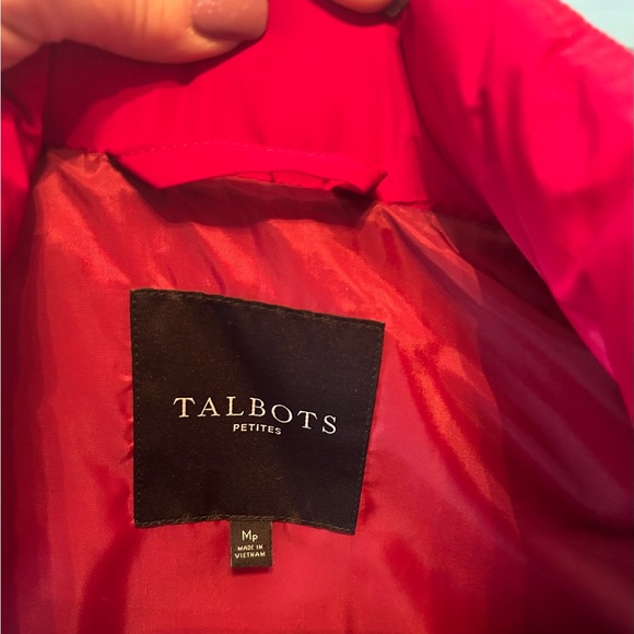 Talbots Medium Petite Puffer Vest - Picture 3 of 7
